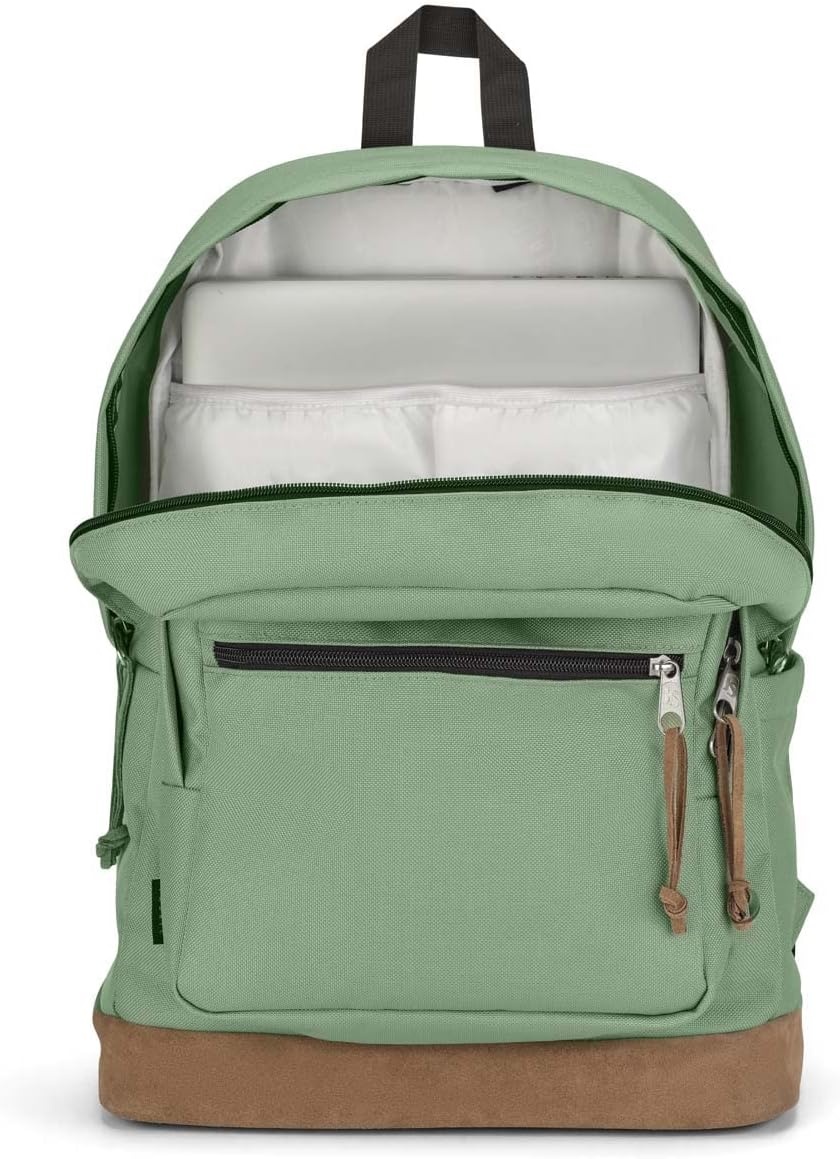 image:imageJanSport Right Pack Backpack Durable Daypack with Padded 15 Laptop Sleeve Spacious Main Compartment amp Integrated Water Bottle Pocket Pastel LilacLoden Frost