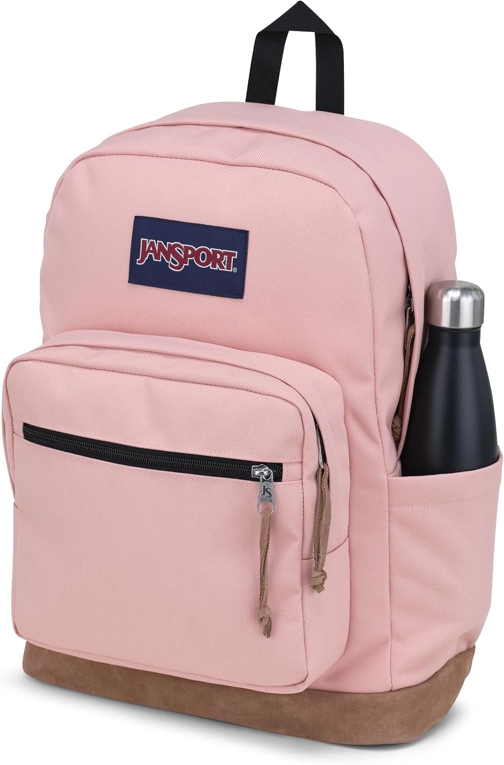 image:imageJanSport Right Pack Backpack Durable Daypack with Padded 15 Laptop Sleeve Spacious Main Compartment amp Integrated Water Bottle Pocket Pastel LilacMisty Rose