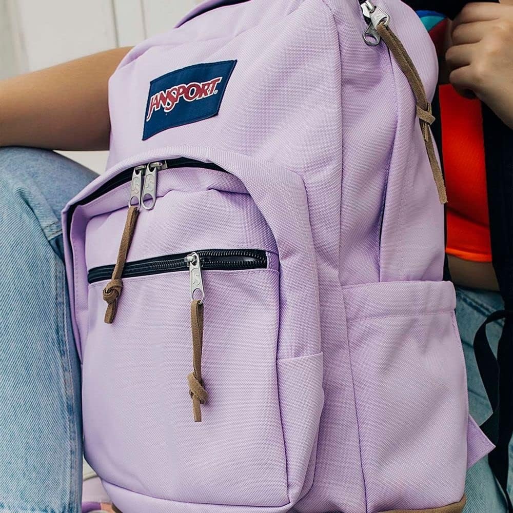 image:imageJanSport Right Pack Backpack Durable Daypack with Padded 15 Laptop Sleeve Spacious Main Compartment amp Integrated Water Bottle Pocket Pastel LilacPastel Lilac