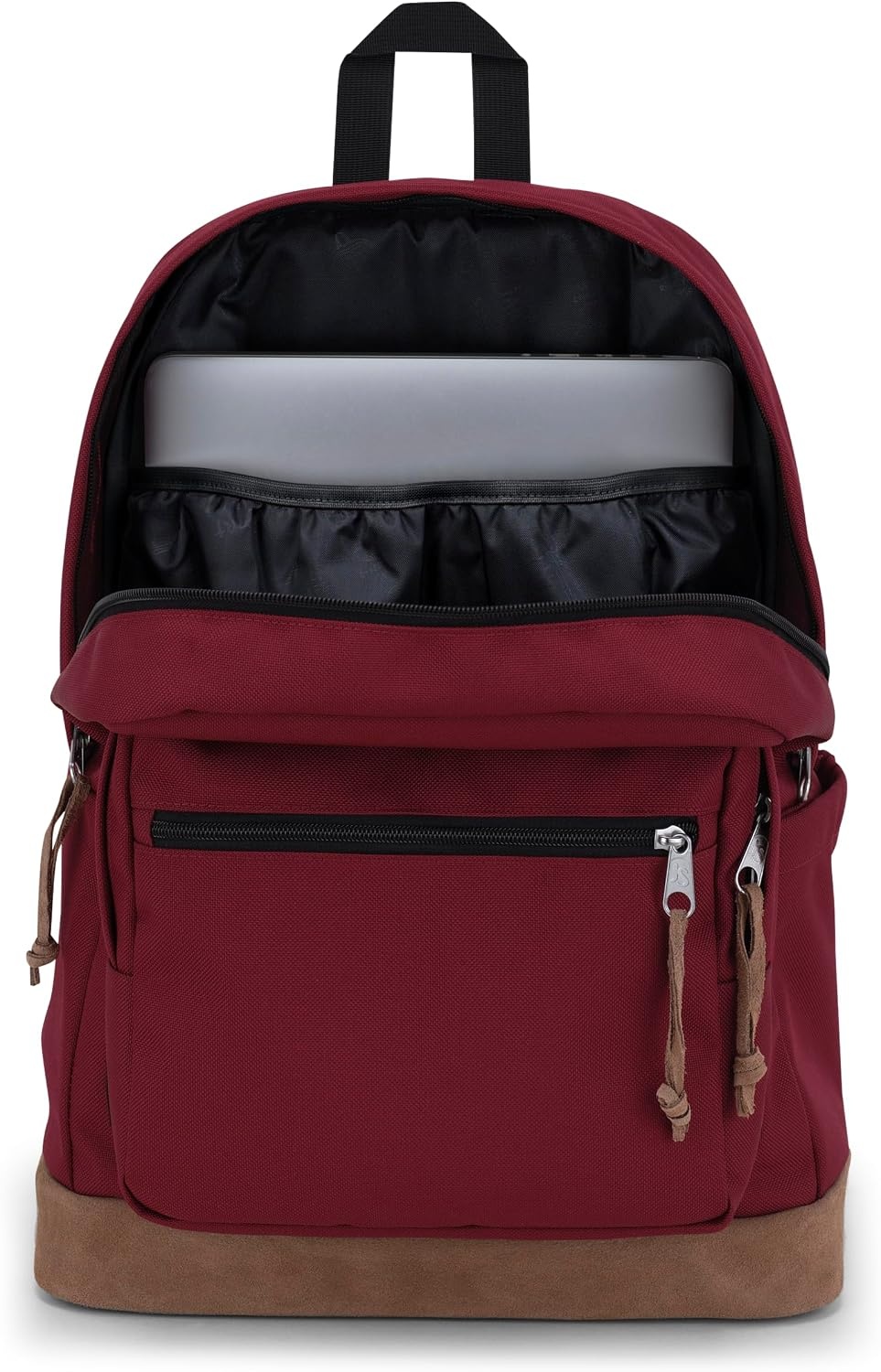 image:imageJanSport Right Pack Backpack Durable Daypack with Padded 15 Laptop Sleeve Spacious Main Compartment amp Integrated Water Bottle Pocket Pastel LilacRusset Red