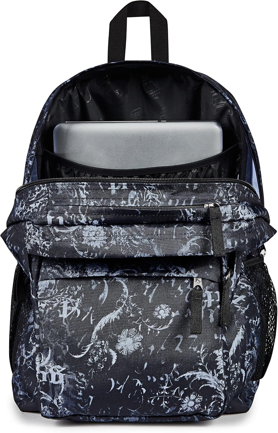 image:imageJanSport Right Pack Backpack Durable Daypack with Padded 15 Laptop Sleeve Spacious Main Compartment amp Integrated Water Bottle Pocket GraffitiedAfflicted BlackCharcoalDk Grey
