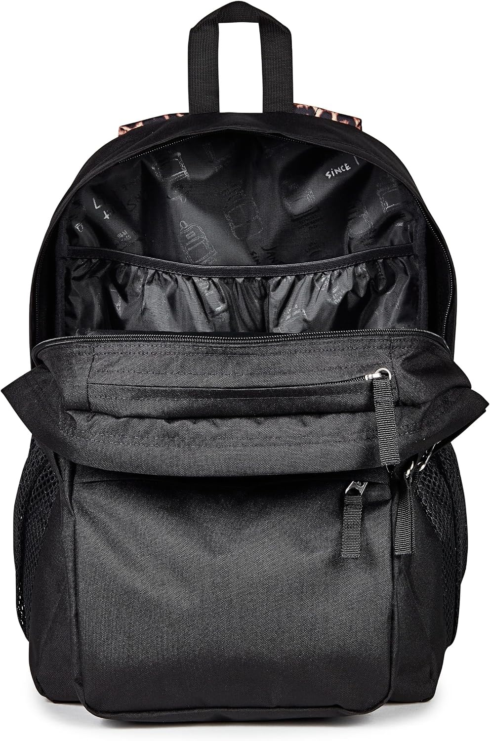image:imageJanSport Right Pack Backpack Durable Daypack with Padded 15 Laptop Sleeve Spacious Main Compartment amp Integrated Water Bottle Pocket GraffitiedAnimal Illustion Con BlackBlackTanBlack