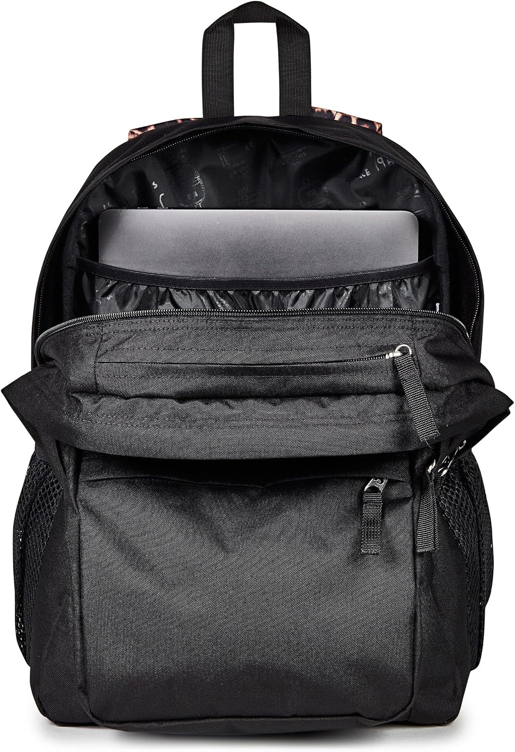 image:imageJanSport Right Pack Backpack Durable Daypack with Padded 15 Laptop Sleeve Spacious Main Compartment amp Integrated Water Bottle Pocket GraffitiedAnimal Illustion Con BlackBlackTanBlack