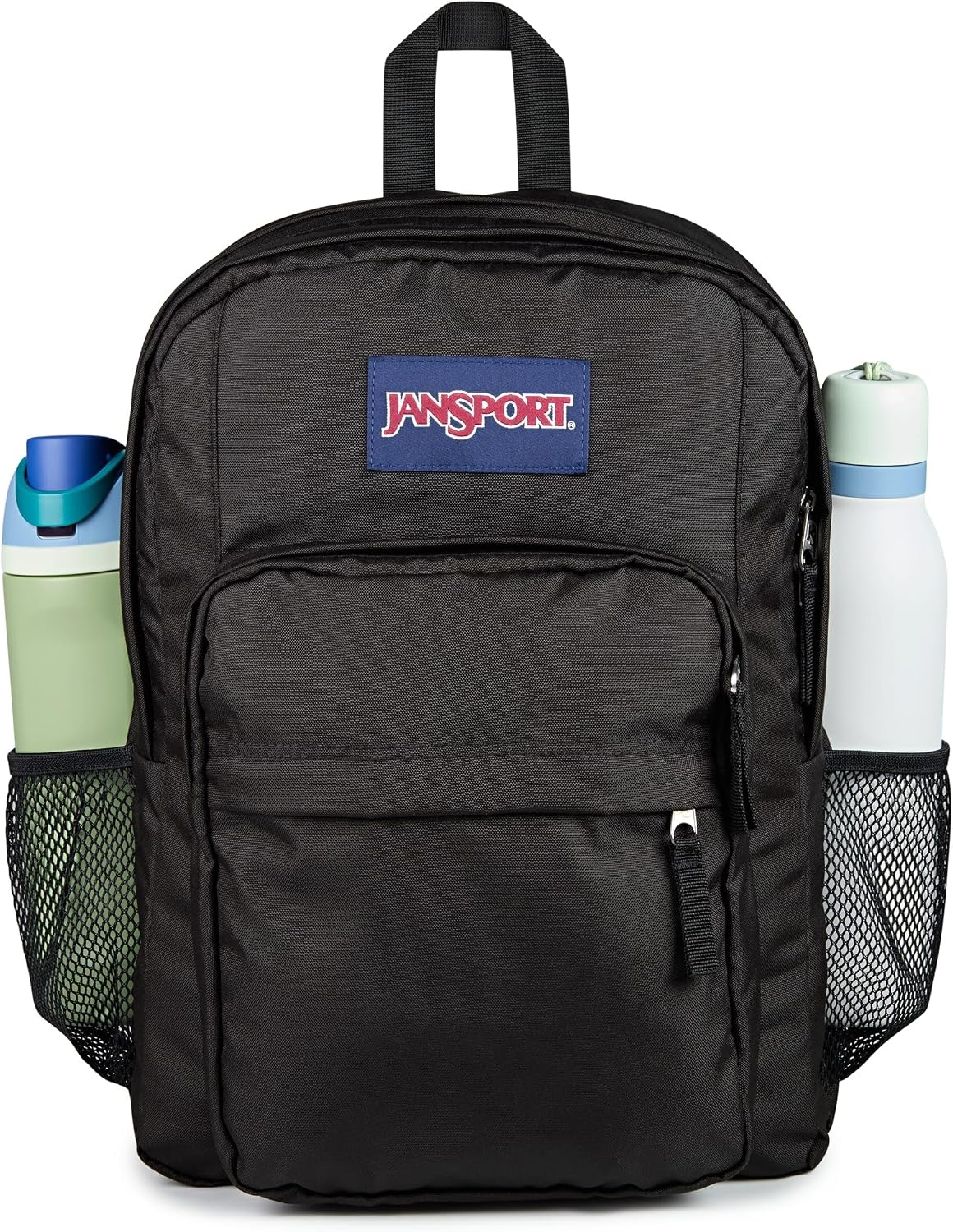 image:imageJanSport Right Pack Backpack Durable Daypack with Padded 15 Laptop Sleeve Spacious Main Compartment amp Integrated Water Bottle Pocket GraffitiedBlack