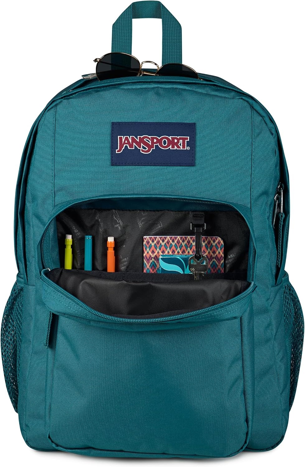 image:imageJanSport Right Pack Backpack Durable Daypack with Padded 15 Laptop Sleeve Spacious Main Compartment amp Integrated Water Bottle Pocket GraffitiedEmerald Pool