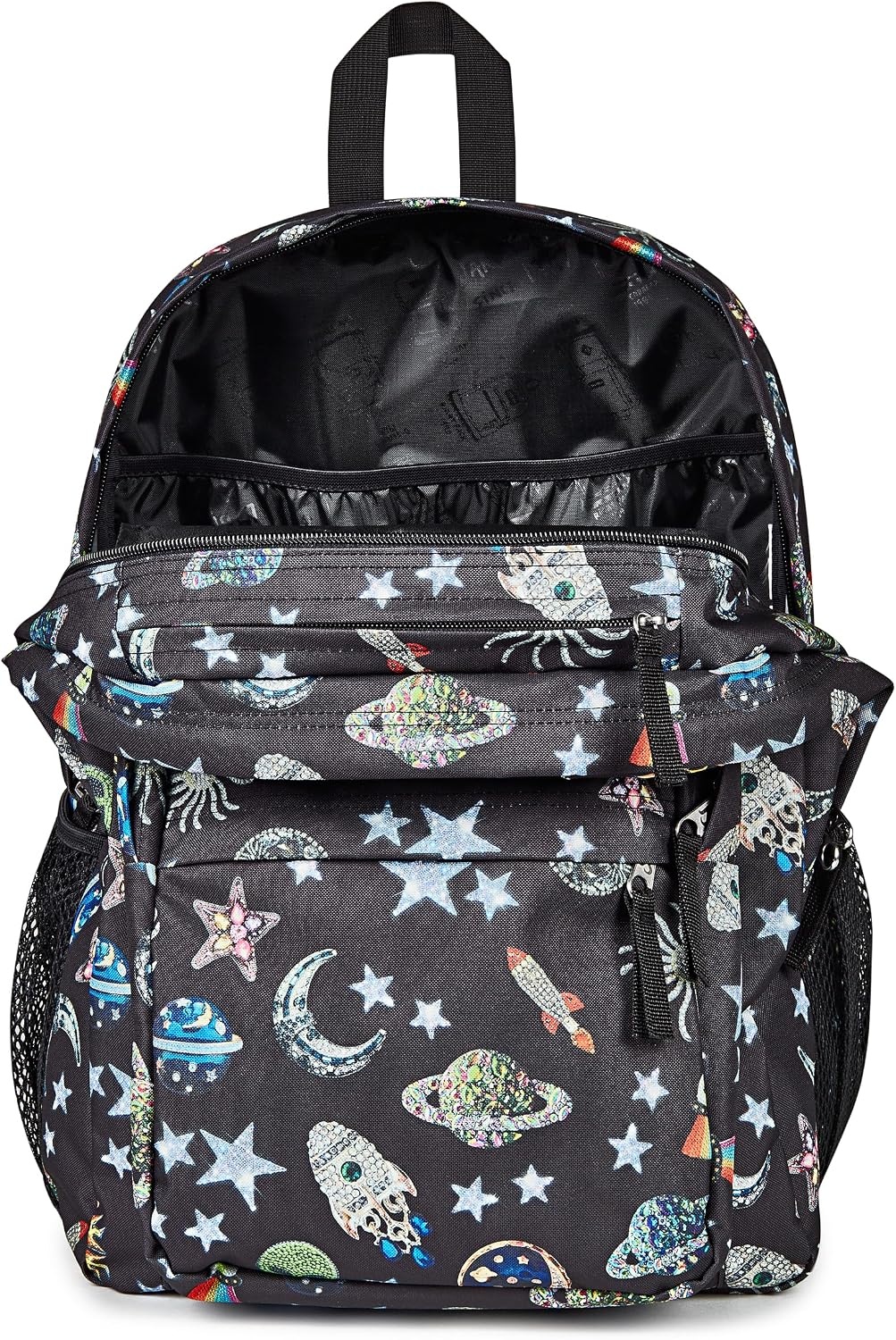 image:imageJanSport Right Pack Backpack Durable Daypack with Padded 15 Laptop Sleeve Spacious Main Compartment amp Integrated Water Bottle Pocket GraffitiedGalaxy Glam