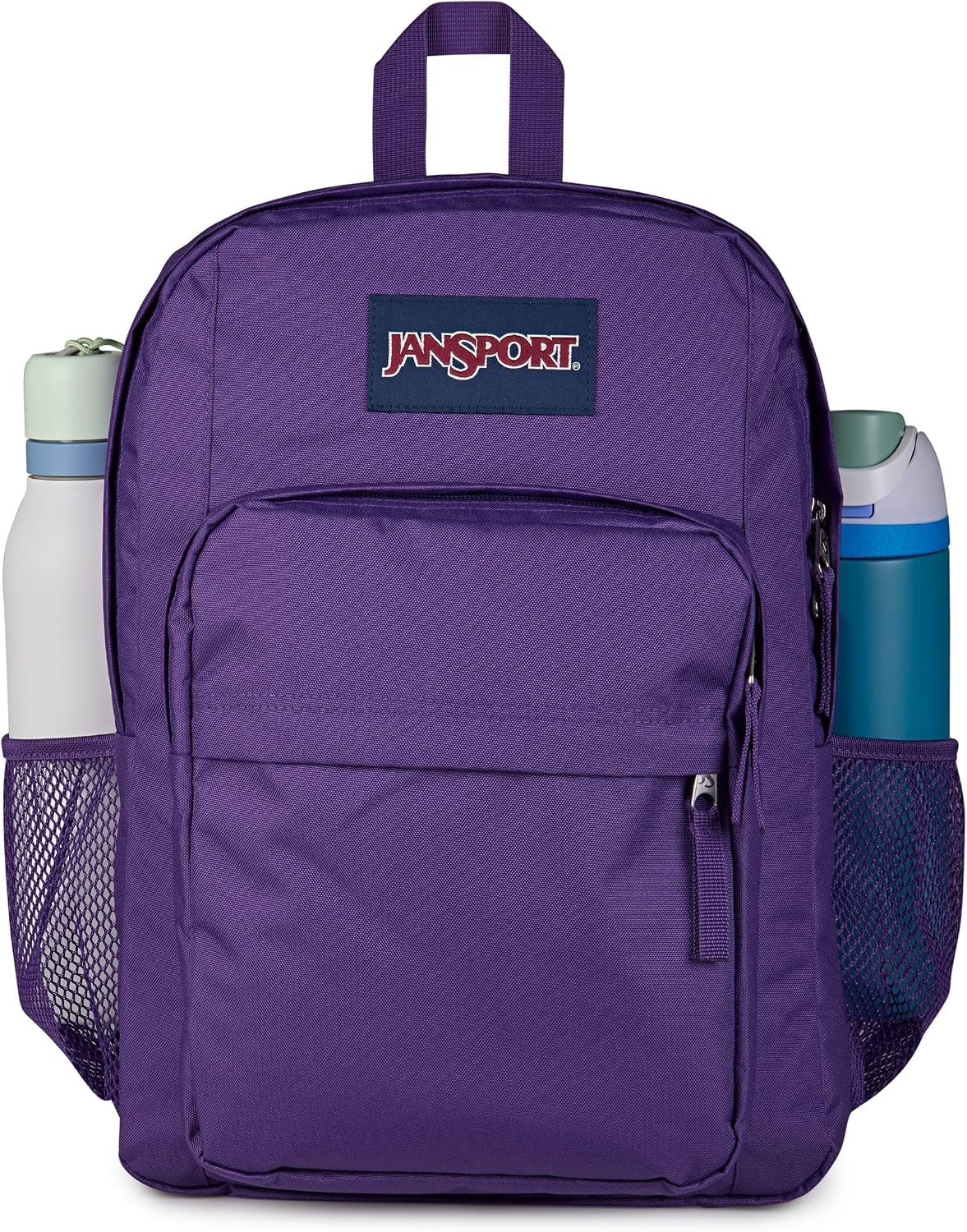image:imageJanSport Right Pack Backpack Durable Daypack with Padded 15 Laptop Sleeve Spacious Main Compartment amp Integrated Water Bottle Pocket GraffitiedGrape Jelly