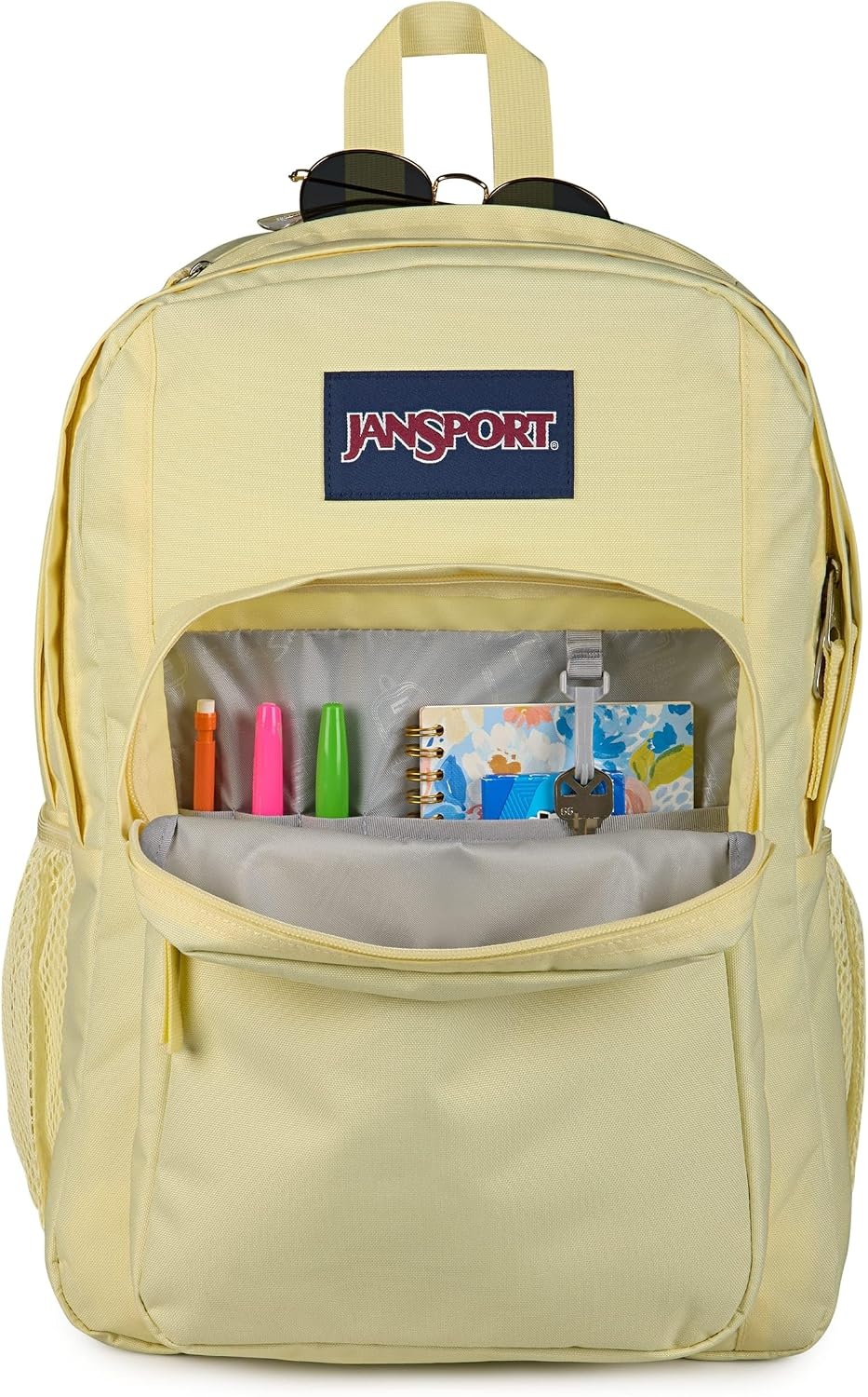 image:imageJanSport Right Pack Backpack Durable Daypack with Padded 15 Laptop Sleeve Spacious Main Compartment amp Integrated Water Bottle Pocket GraffitiedLemon Ice