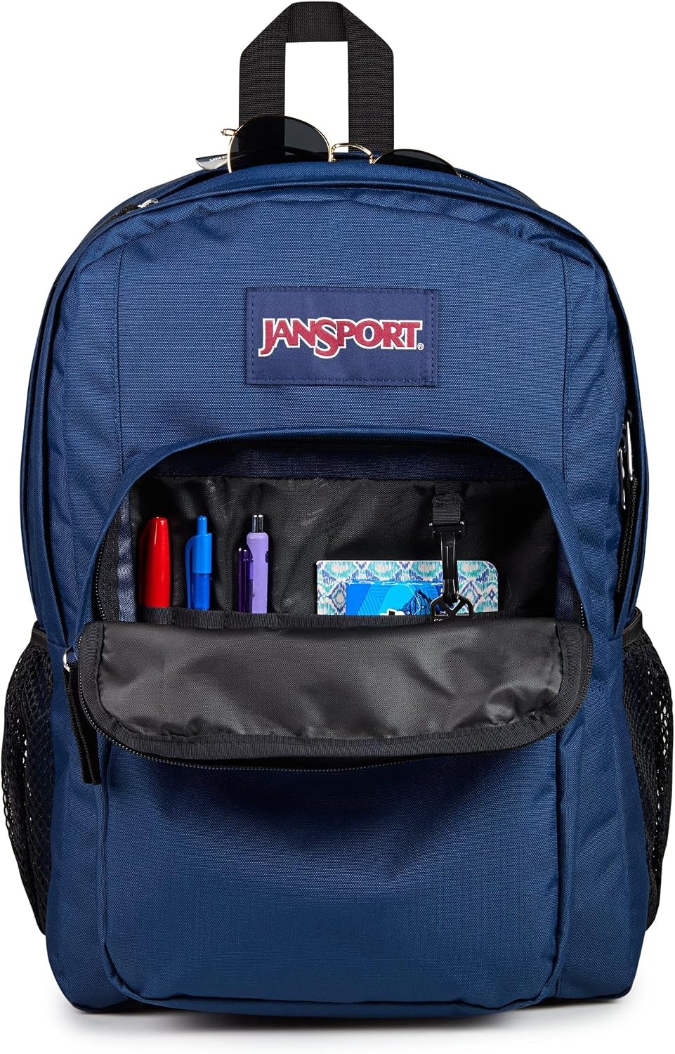 image:imageJanSport Right Pack Backpack Durable Daypack with Padded 15 Laptop Sleeve Spacious Main Compartment amp Integrated Water Bottle Pocket GraffitiedNavy