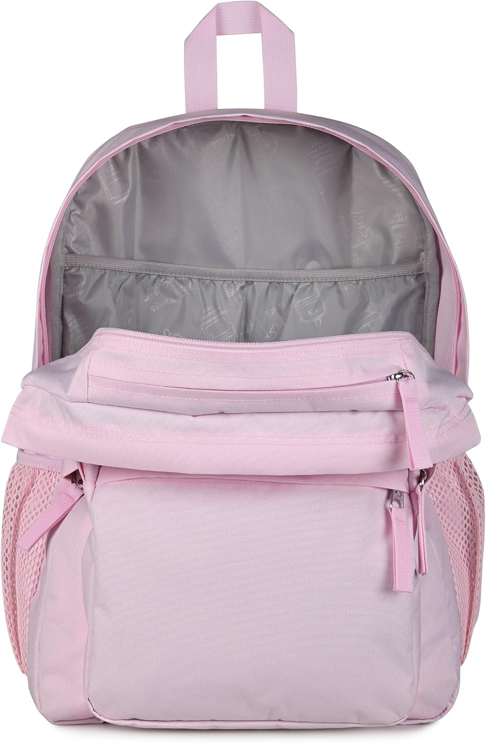 image:imageJanSport Right Pack Backpack Durable Daypack with Padded 15 Laptop Sleeve Spacious Main Compartment amp Integrated Water Bottle Pocket GraffitiedPink Ice