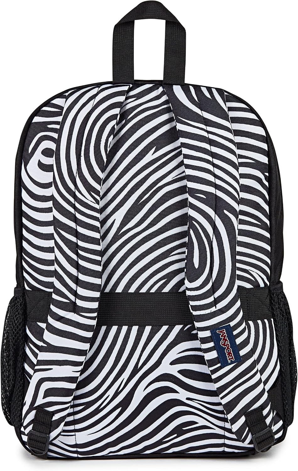 image:imageJanSport Right Pack Backpack Durable Daypack with Padded 15 Laptop Sleeve Spacious Main Compartment amp Integrated Water Bottle Pocket GraffitiedSurreal Swirlies Con BlackBlackWhiteBlack