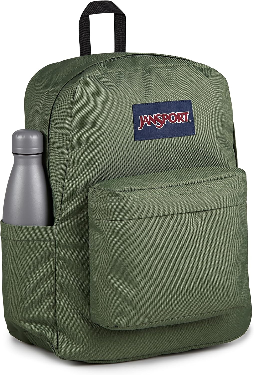 image:imageJanSport SuperBreak Plus Backpack with Padded 15inch Laptop Sleeve and Integrated Bottle Pocket Spacious and Durable Daypack for Work and Travel Cosmic CityCargo Green