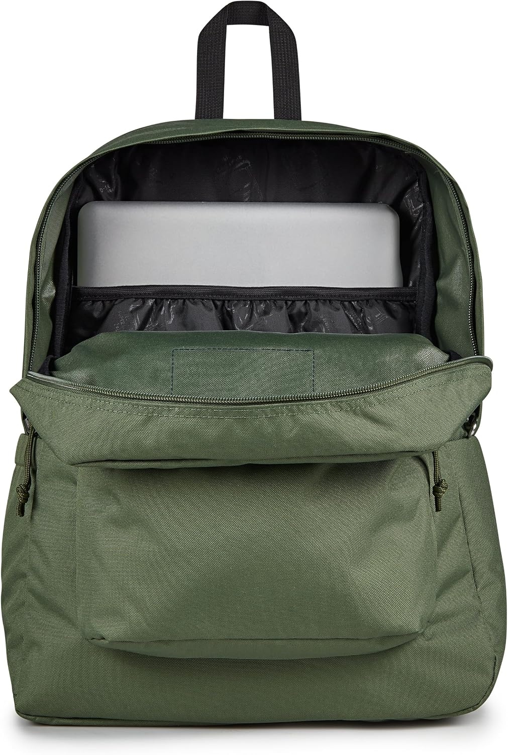 image:imageJanSport SuperBreak Plus Backpack with Padded 15inch Laptop Sleeve and Integrated Bottle Pocket Spacious and Durable Daypack for Work and Travel Cosmic CityCargo Green