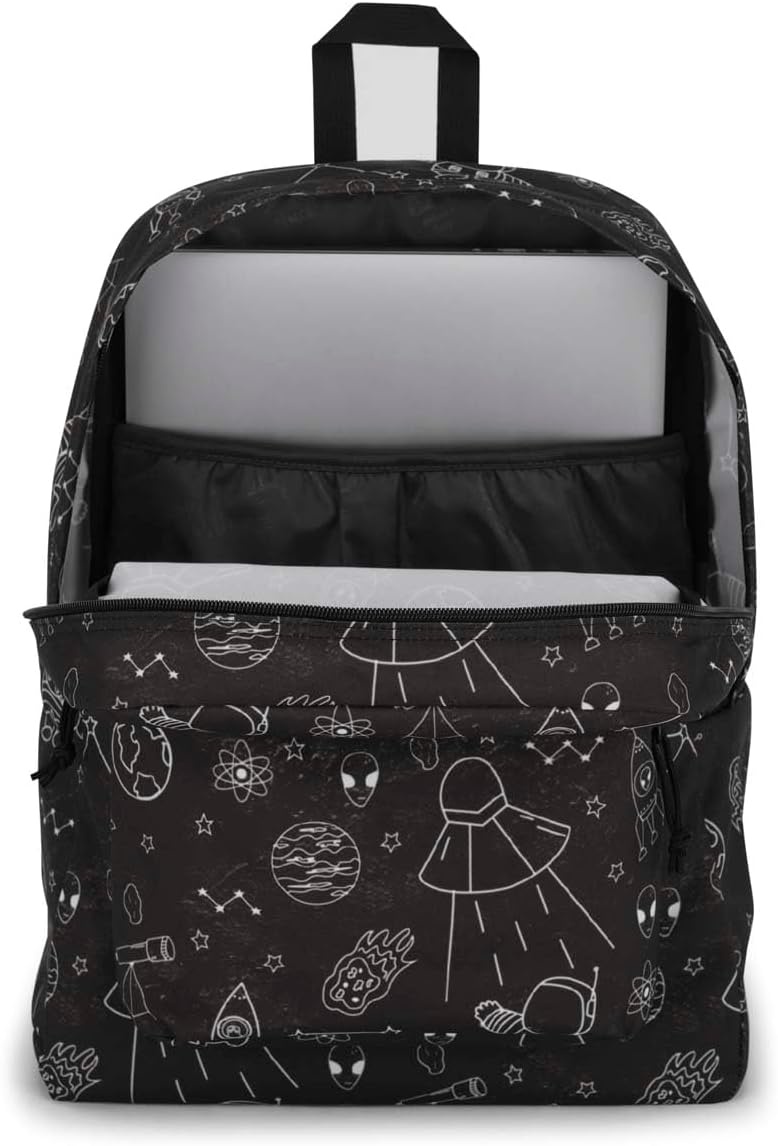 image:imageJanSport SuperBreak Plus Backpack with Padded 15inch Laptop Sleeve and Integrated Bottle Pocket Spacious and Durable Daypack for Work and Travel Cosmic CityCosmic City