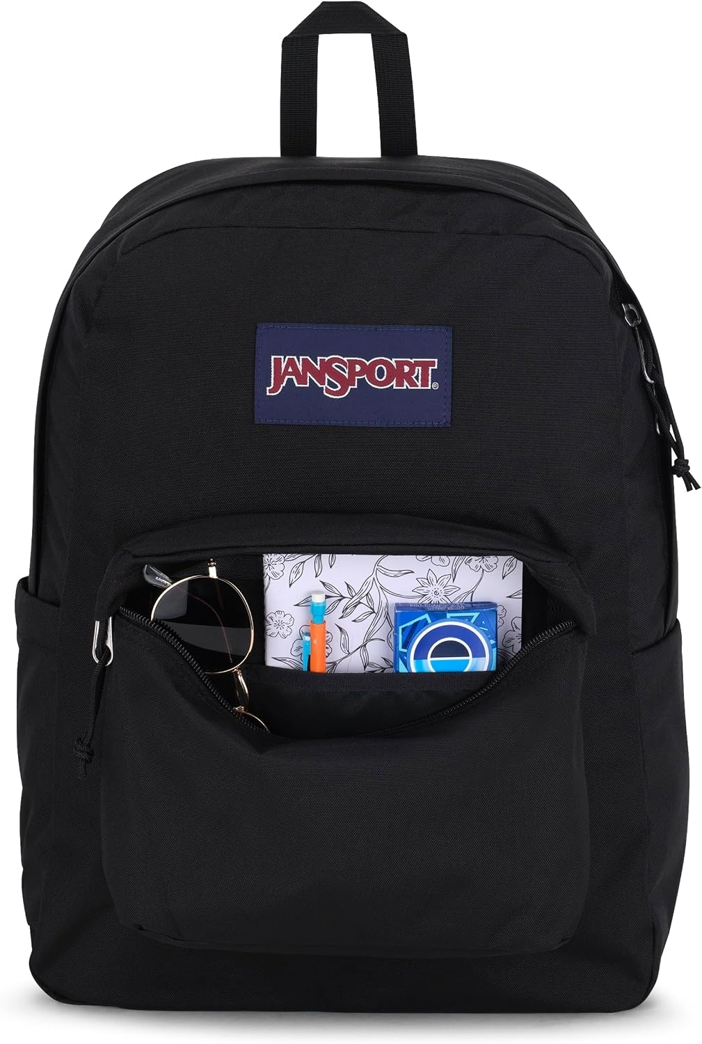 image:imageJanSport Superbreak Backpack Durable Lightweight Premium Backpack Bit Bouquet GreenBlack