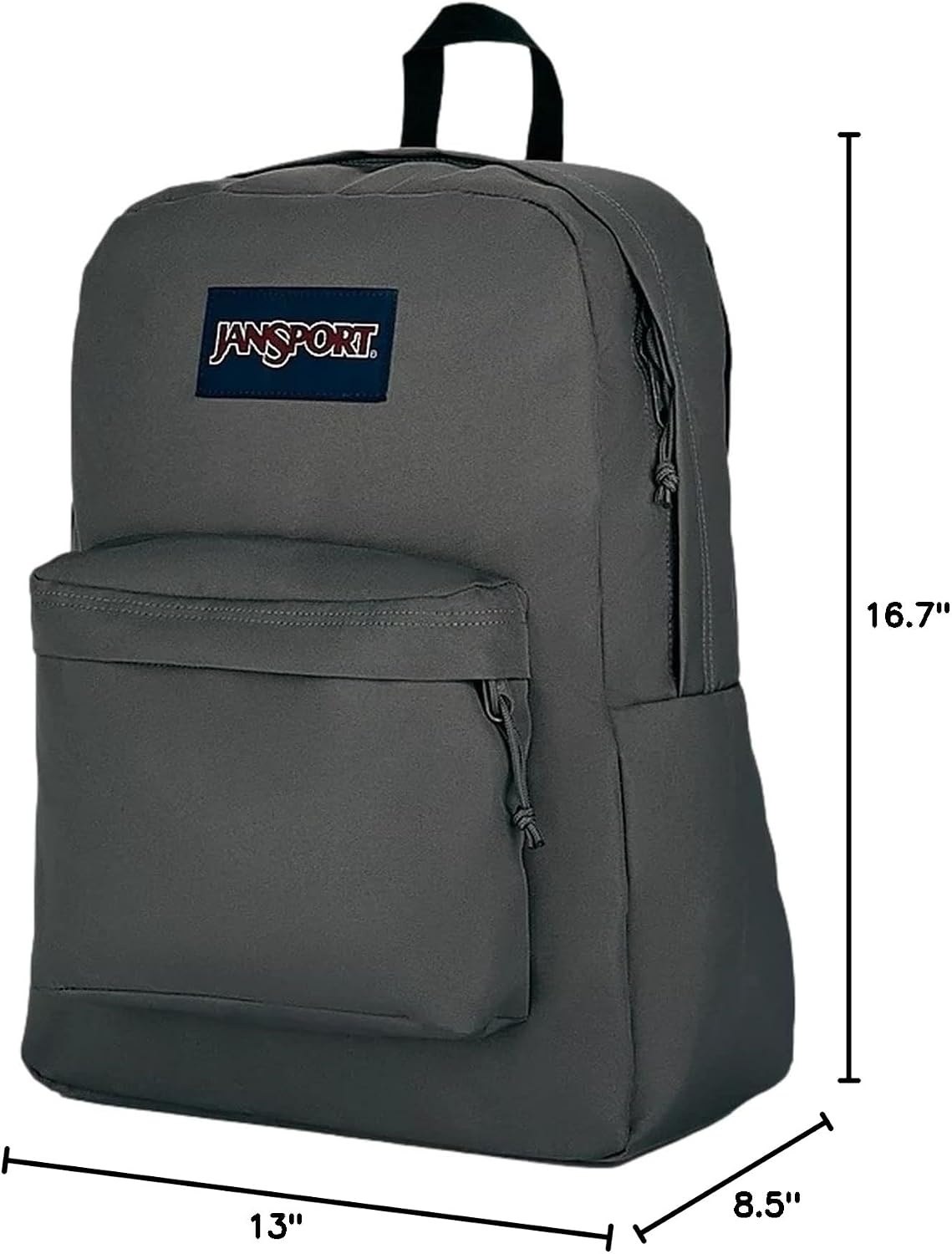 image:imageJanSport Superbreak Backpack Durable Lightweight Premium Backpack Bit Bouquet GreenGraphite Grey
