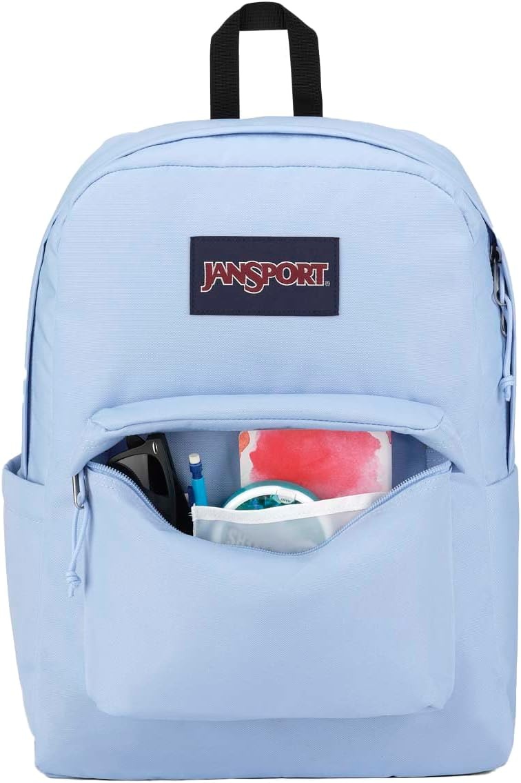 image:imageJanSport Superbreak Backpack Durable Lightweight Premium Backpack Bit Bouquet GreenHydrangea