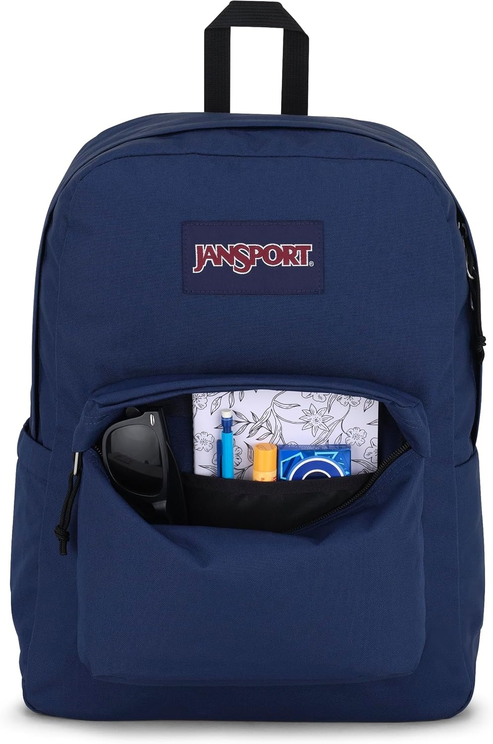 image:imageJanSport Superbreak Backpack Durable Lightweight Premium Backpack Bit Bouquet GreenNavy