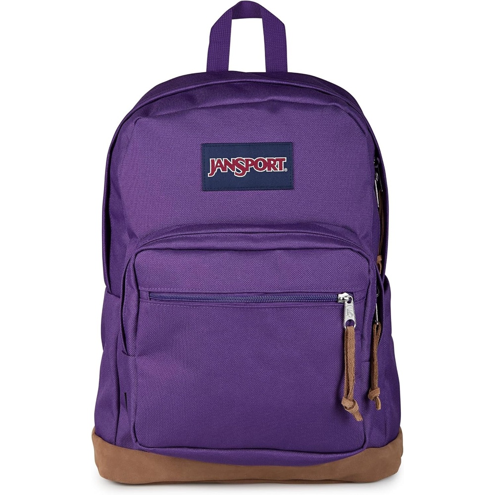 image:imageJanSport Right Pack Backpack Durable Daypack with Padded 15 Laptop Sleeve Spacious Main Compartment amp Integrated Water Bottle Pocket Pastel LilacGrape Jelly