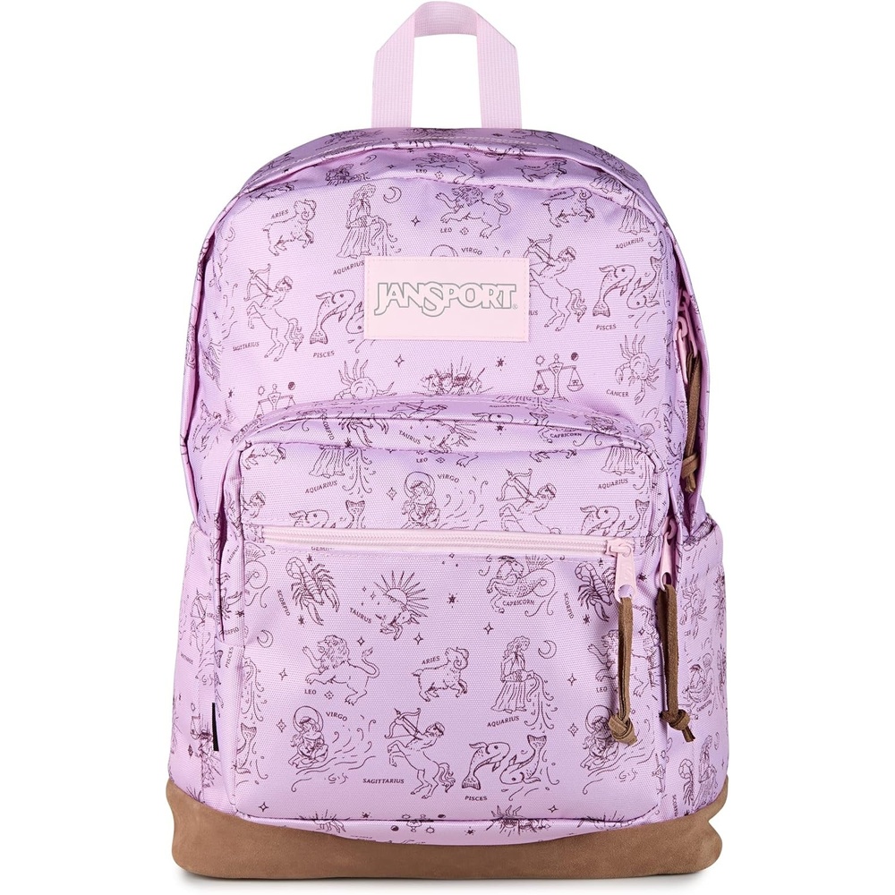 image:imageJanSport Right Pack Backpack  Durable Daypack with Padded 15 Laptop Sleeve Spacious Main Compartment amp Integrated Water Bottle Pocket  Pastel LilacHoroscope Horizons Pink IceMahogany Haze