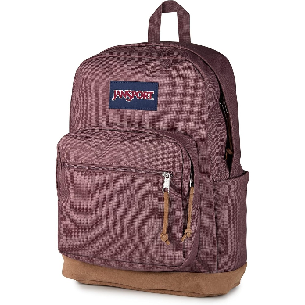image:imageJanSport Right Pack Backpack Durable Daypack with Padded 15 Laptop Sleeve Spacious Main Compartment amp Integrated Water Bottle Pocket Pastel LilacMahogany Haze