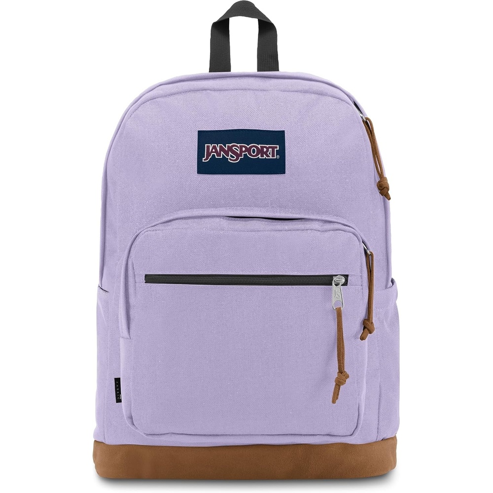 image:imageJanSport Right Pack Backpack Durable Daypack with Padded 15 Laptop Sleeve Spacious Main Compartment amp Integrated Water Bottle Pocket Pastel LilacPastel Lilac