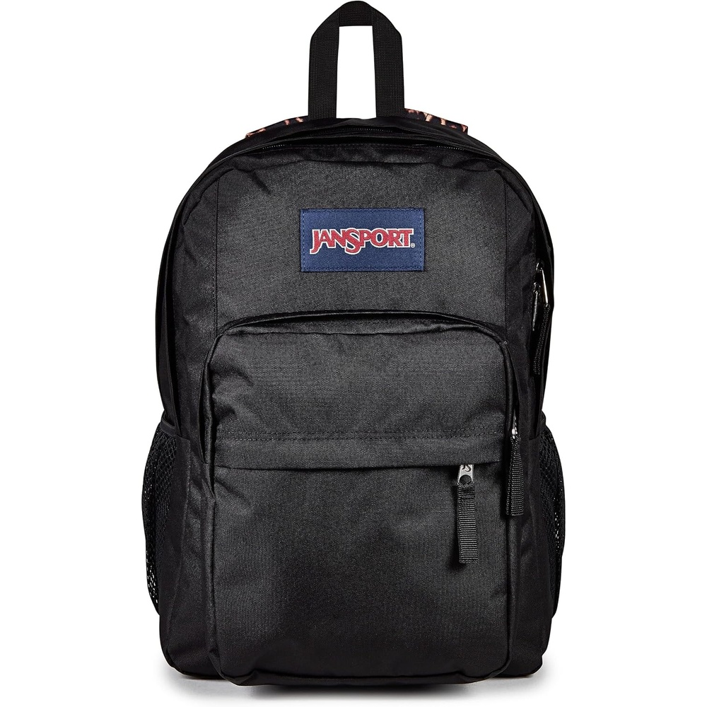 image:imageJanSport Right Pack Backpack Durable Daypack with Padded 15 Laptop Sleeve Spacious Main Compartment amp Integrated Water Bottle Pocket GraffitiedAnimal Illustion Con BlackBlackTanBlack