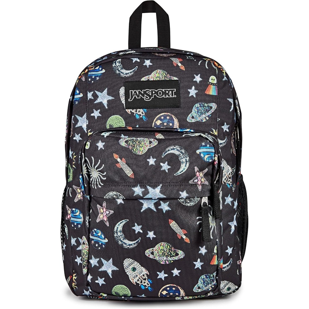 image:imageJanSport Right Pack Backpack Durable Daypack with Padded 15 Laptop Sleeve Spacious Main Compartment amp Integrated Water Bottle Pocket GraffitiedGalaxy Glam