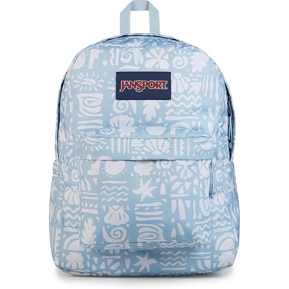 image:imageJanSport SuperBreak Plus Backpack with Padded 15inch Laptop Sleeve and Integrated Bottle Pocket Spacious and Durable Daypack for Work and Travel Cosmic CityCoastal Curiosities