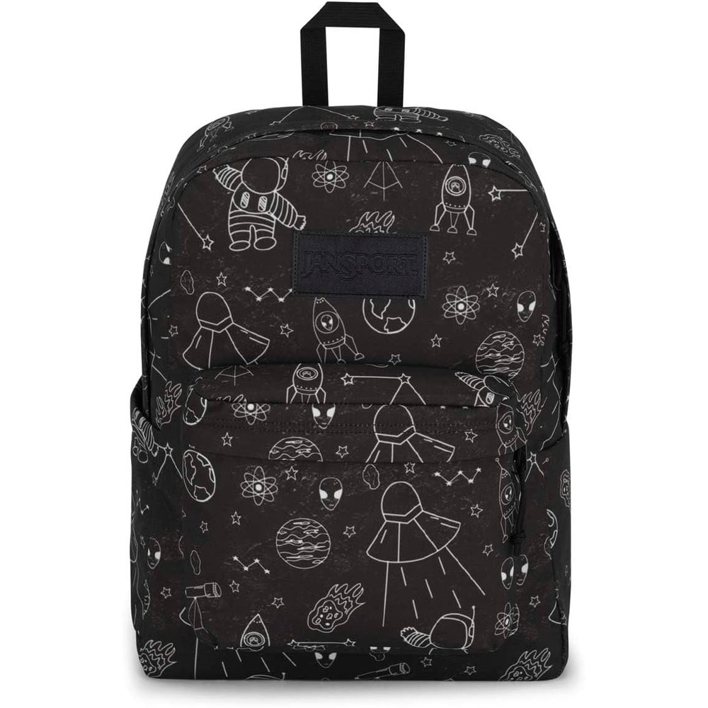 image:imageJanSport SuperBreak Plus Backpack with Padded 15inch Laptop Sleeve and Integrated Bottle Pocket Spacious and Durable Daypack for Work and Travel Cosmic CityCosmic City