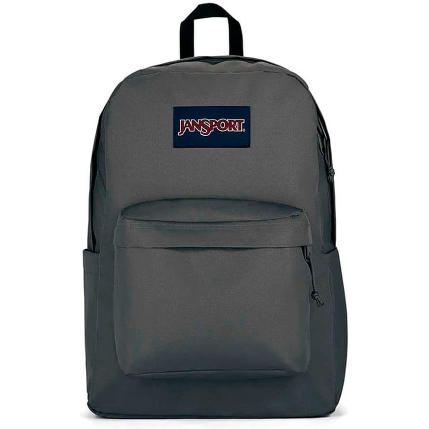image:imageJanSport Superbreak Backpack Durable Lightweight Premium Backpack Bit Bouquet GreenGraphite Grey