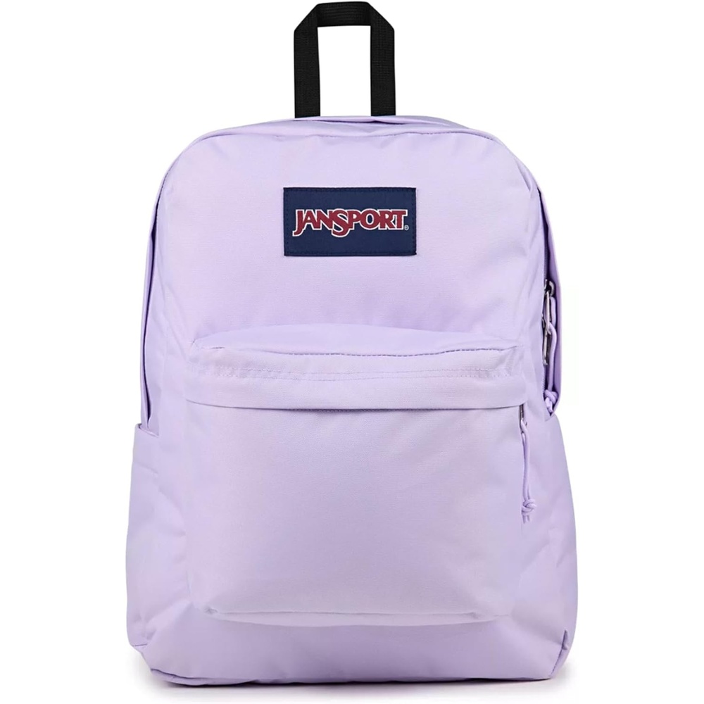 image:imageJanSport Superbreak Backpack Durable Lightweight Premium Backpack Bit Bouquet GreenPastel Lilac