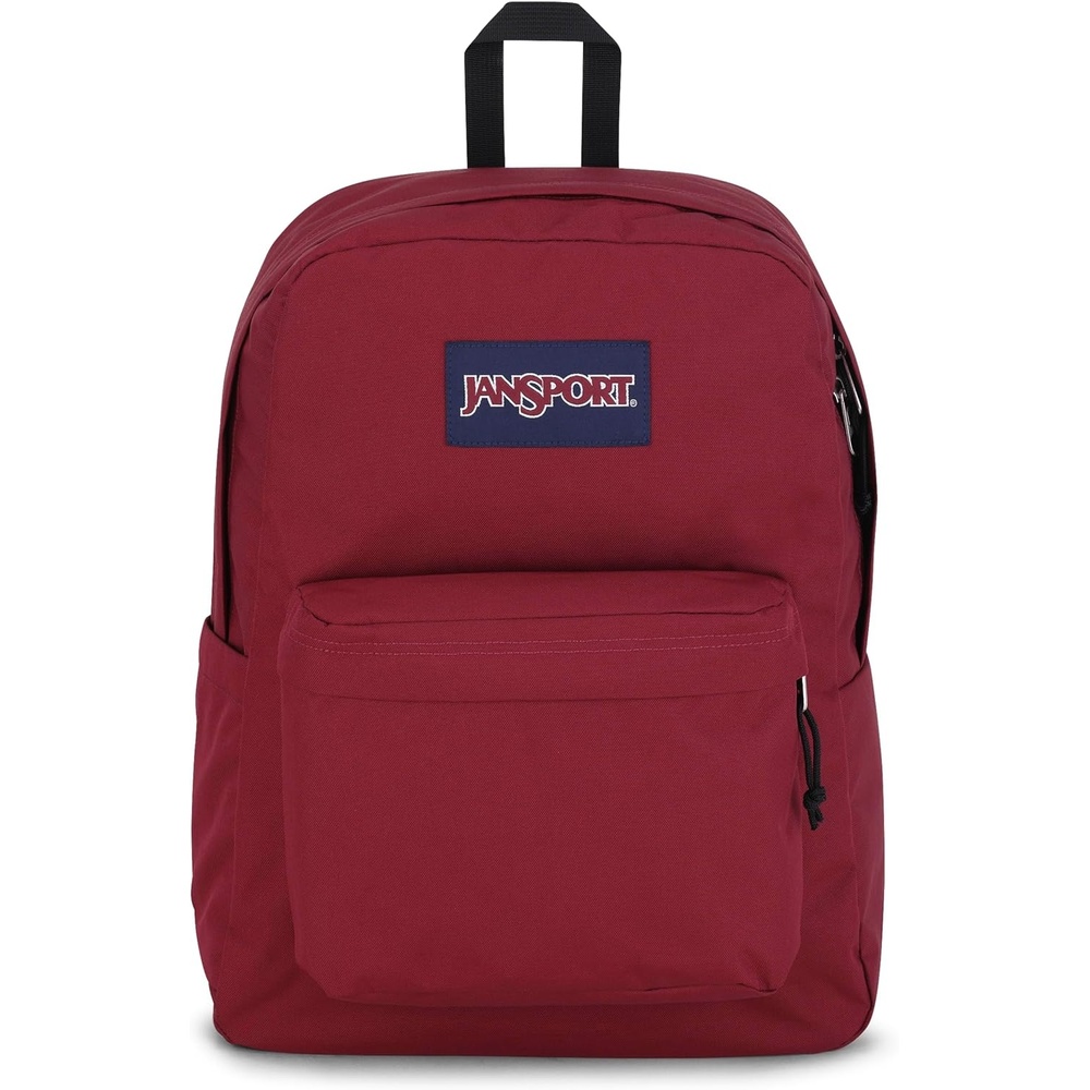 image:imageJanSport Superbreak Backpack Durable Lightweight Premium Backpack Bit Bouquet GreenRusset Red