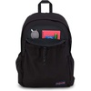 JanSport Lounge Pack – Large Main Compartment, Dual Water Bottle Pockets, Front Drawcord Pocket, Padded Laptop Sleeve, Black(Black)
