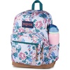 JanSport Right Pack Backpack – Durable Daypack with Padded 15″ Laptop Sleeve, Spacious Main Compartment & Integrated Water Bottle Pocket – Pastel Lilac(Rustic Roses Moon Flower/Blu/Pnk/Grn)