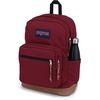 JanSport Right Pack Backpack – Durable Daypack with Padded 15″ Laptop Sleeve, Spacious Main Compartment & Integrated Water Bottle Pocket – Pastel Lilac(Russet Red)