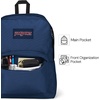 JanSport SuperBreak Plus Backpack with Padded 15-inch Laptop Sleeve and Integrated Bottle Pocket – Spacious and Durable Daypack for Work and Travel – Cosmic City(Cargo Green)