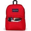 JanSport Superbreak Backpack – Durable, Lightweight Premium Backpack, Bit Bouquet Green​(Red Tape)