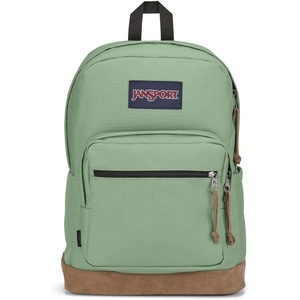 JanSport Right Pack Backpack – Durable Daypack with Padded 15″ Laptop Sleeve, Spacious Main Compartment & Integrated Water Bottle Pocket – Pastel Lilac(Loden Frost)