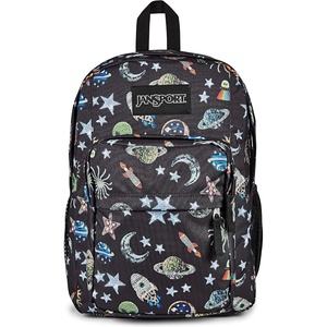 JanSport Right Pack Backpack – Durable Daypack with Padded 15″ Laptop Sleeve, Spacious Main Compartment & Integrated Water Bottle Pocket, Graffitied(Galaxy Glam)