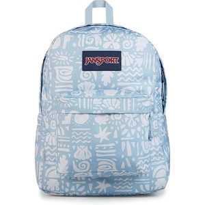 JanSport SuperBreak Plus Backpack with Padded 15-inch Laptop Sleeve and Integrated Bottle Pocket – Spacious and Durable Daypack for Work and Travel – Cosmic City(Coastal Curiosities)