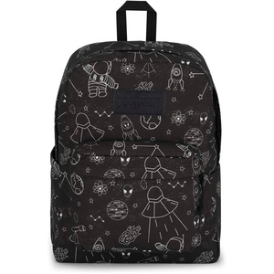 JanSport SuperBreak Plus Backpack with Padded 15-inch Laptop Sleeve and Integrated Bottle Pocket – Spacious and Durable Daypack for Work and Travel – Cosmic City(Cosmic City)
