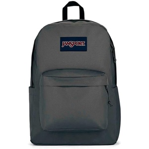 JanSport Superbreak Backpack – Durable, Lightweight Premium Backpack, Bit Bouquet Green​(Graphite Grey)