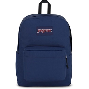 JanSport Superbreak Backpack – Durable, Lightweight Premium Backpack, Bit Bouquet Green​(Navy)