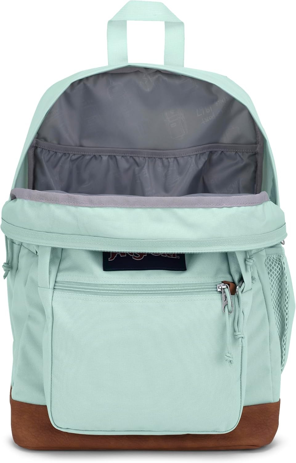 image:imageJanSport Cool Backpack with 15inch Laptop Sleeve Large Computer Bag Rucksack with 2 Compartments Ergonomic Straps Army Green Letterman PolyFresh Mint