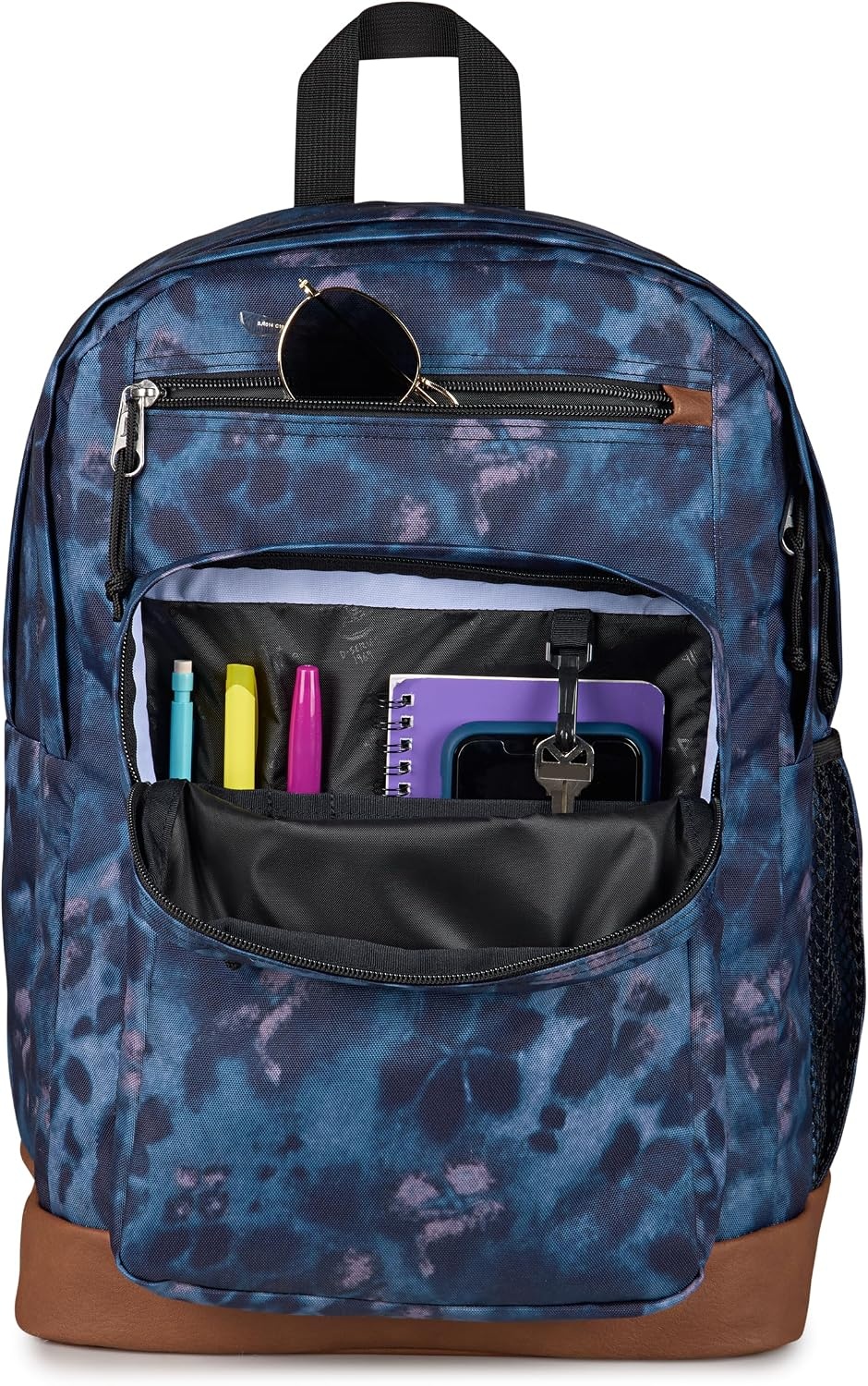 image:imageJanSport Cool Backpack with 15inch Laptop Sleeve Large Computer Bag Rucksack with 2 Compartments Ergonomic Straps Army Green Letterman PolyGhostly Florals