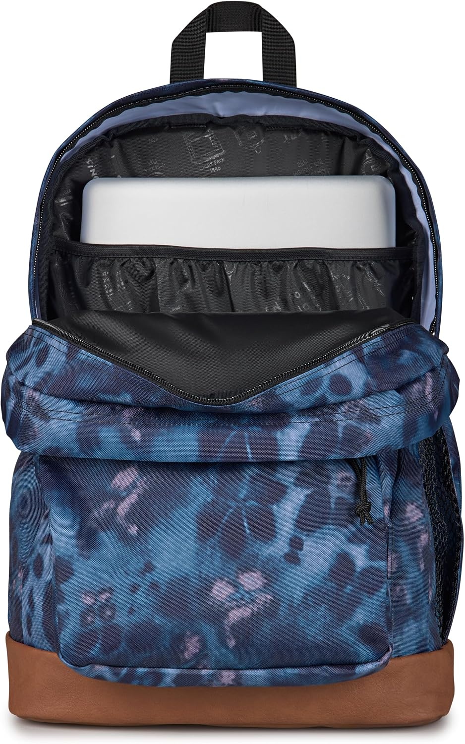image:imageJanSport Cool Backpack with 15inch Laptop Sleeve Large Computer Bag Rucksack with 2 Compartments Ergonomic Straps Army Green Letterman PolyGhostly Florals