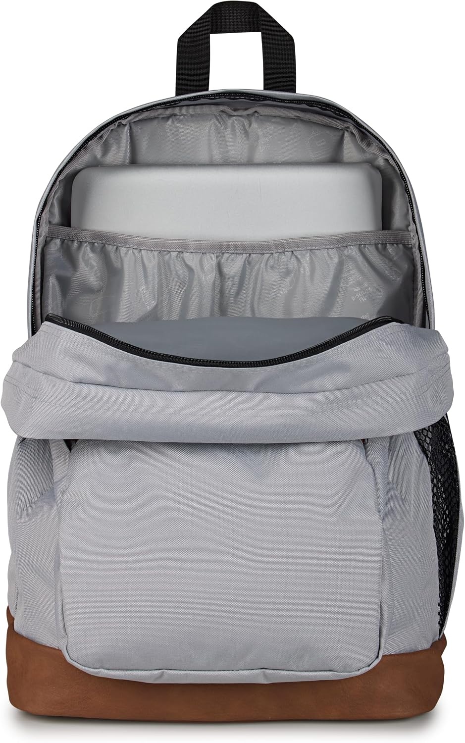image:imageJanSport Cool Backpack with 15inch Laptop Sleeve Large Computer Bag Rucksack with 2 Compartments Ergonomic Straps Army Green Letterman PolyGrounded Grey