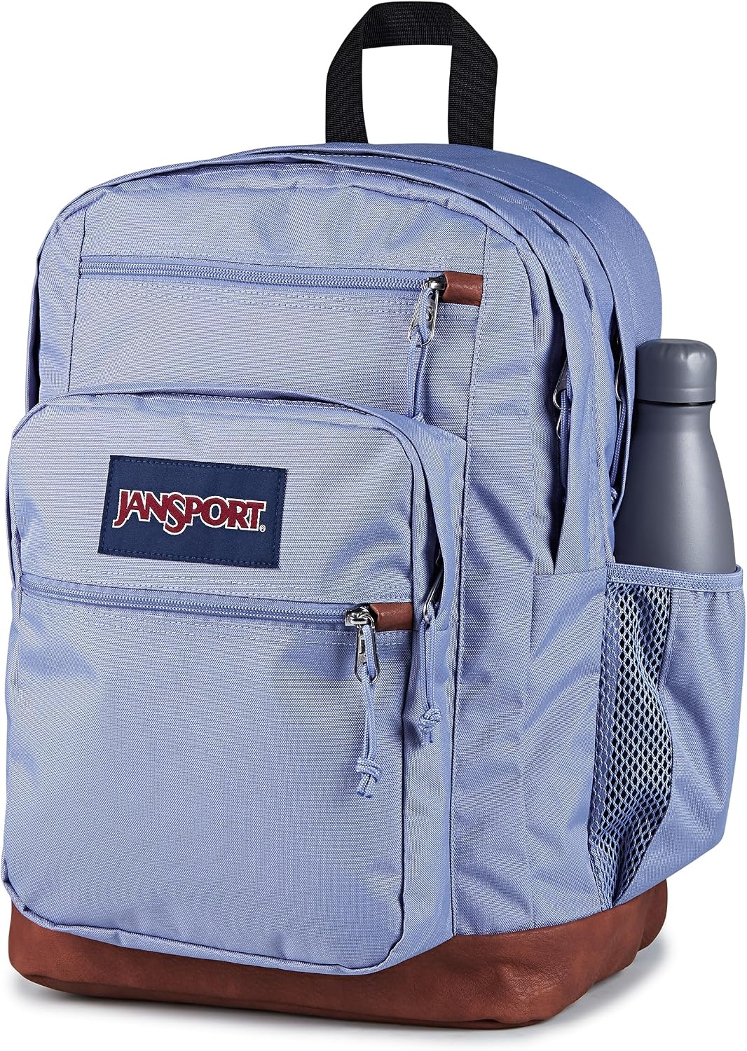 image:imageJanSport Cool Backpack with 15inch Laptop Sleeve Large Computer Bag Rucksack with 2 Compartments Ergonomic Straps Army Green Letterman PolyLavender Ash