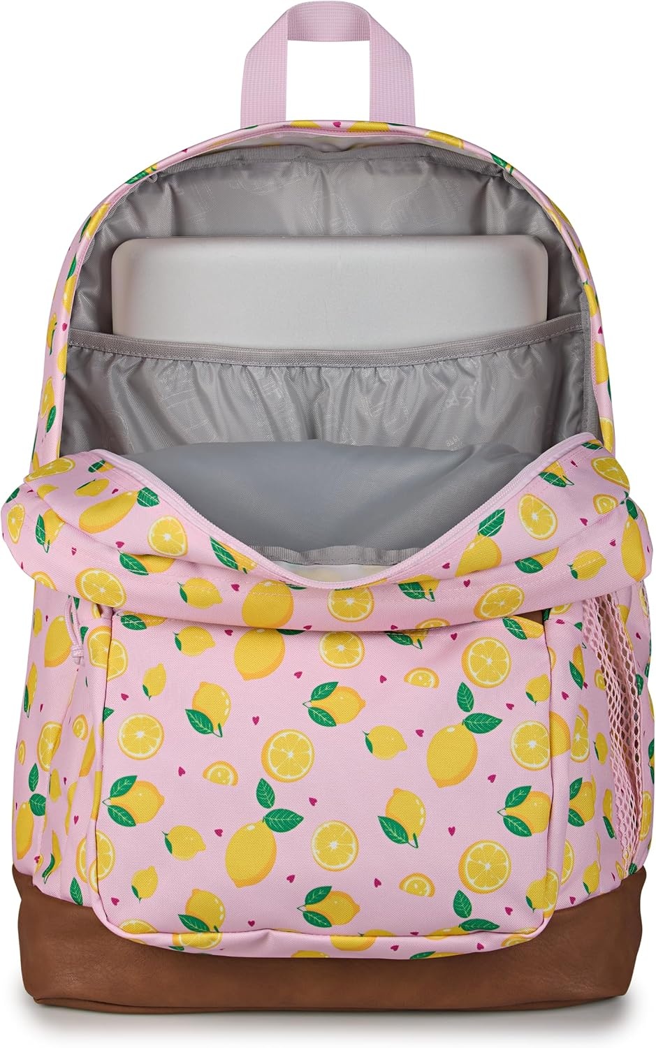 image:imageJanSport Cool Backpack with 15inch Laptop Sleeve Large Computer Bag Rucksack with 2 Compartments Ergonomic Straps Army Green Letterman PolyLemonade Stand Pink